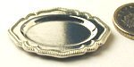 TB06 Oval Plater (14 inch) Hand polished Pewter