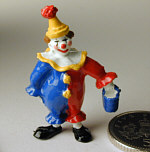 CS01 Hand Painted Clown with Bucket