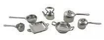 KC35 Kettle & Cookware Set 1/24 English Pewter. 