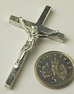 SO02 Crucifix English Pewter.